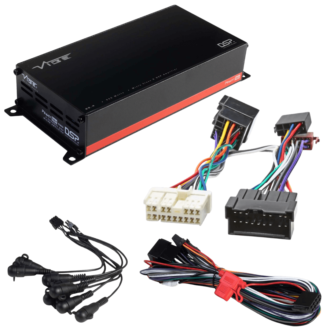 POWERBOX65.4-8MDSP-V3 + TAK-030 – 4-Kanal DSP Verstärker für Hyundai / Kia